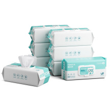 Adult Wet Wipes Extra Large 8x12 Unscented Aloe Hypoallergenic Body Wipes for Sensitive Skin and Elderly Care 8 Pack 400 Count
