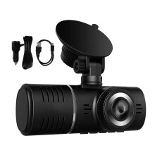 Dual Dash Cam Front and Inside 1080P Car Driving Recorder with IR Night Vision GSensor and Parking Monitor