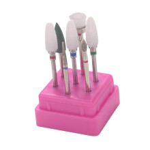 7pcs Professional Manicure Tool Set with Nail Art Brushes for Precise Shaping and Salon Use