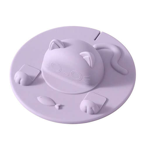 Silicone Cup Lid Dustproof Mug Covers Simple Cartoon Lid-2 1