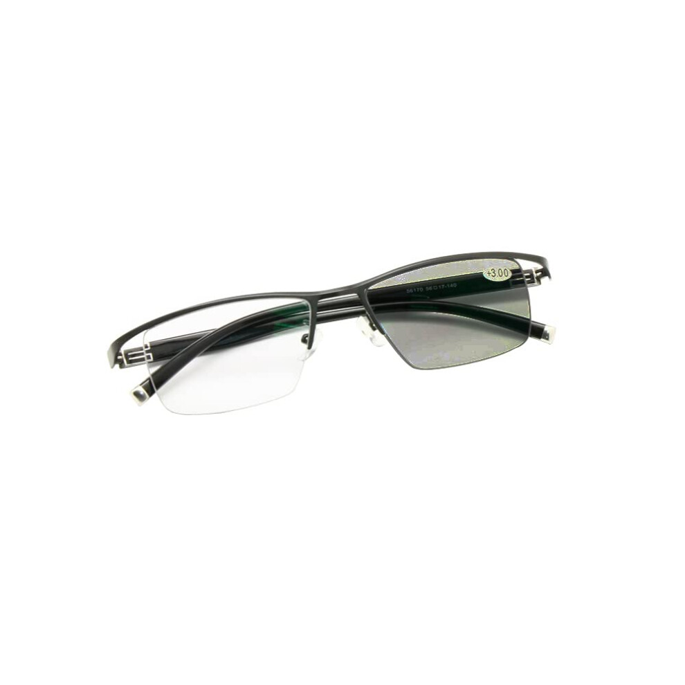 Light Photochromic Progressive Reading Glasses No Line Multifocus Sunglasses For Farsighted Adaptive Lenses +0 To +3.00
