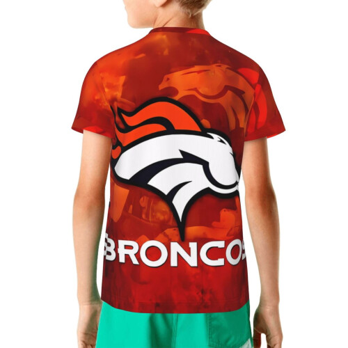 Broncos ungdom kortärmad tröja sportlogotyp 1