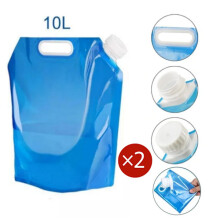 2 st 10 liters vattenpåsar/vattenkannor