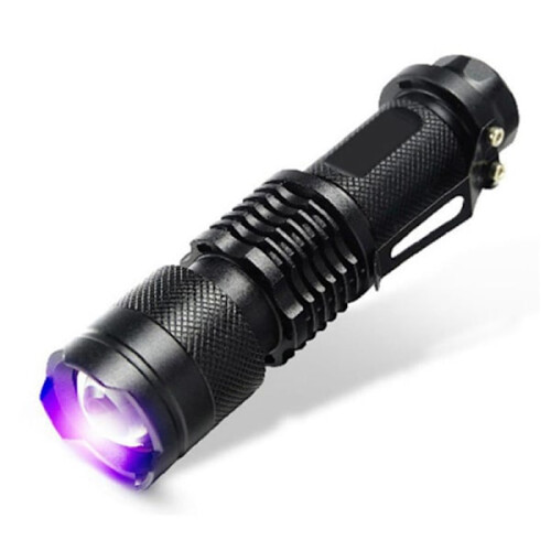 Mini lanternă UV cu LED ultraviolet, lampă UV