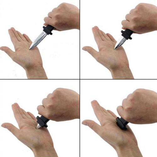 Retractable Dagger Toy with Realistic Retractable Blade, Plastic Fake Knife Prop for Comedy Magic Tricks 1