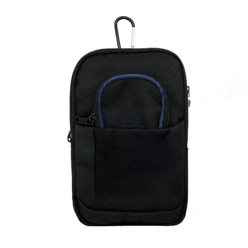 Golf Storage Bag With Invisible Zipper Compartments-Navy Blue