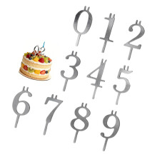 Colorful Digital Cake Candle Holder Set With Detachable-1