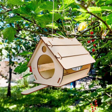 OYIGU DIY fuglehus i tre, kolibrifuglhus i tre, heltre