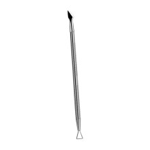 2pcs Stainless Steel Dual End Cuticle Pusher and Remover Tool for Professional Manicure Pedicure