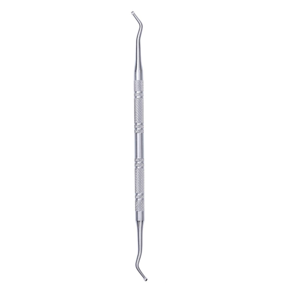 Double Ended Stainless Steel Cuticle Pusher and Nail Cleaner Tool with DualEnd Precision Design