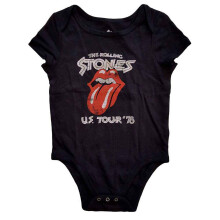 (X Large (12 -18 months), Black) The Rolling Stones US Tour 78 Baby Grow