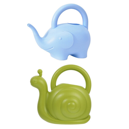 Guangmc Elefant Snigel Vattenkanna Set + 2 Barn Metall Vattenflaskor
