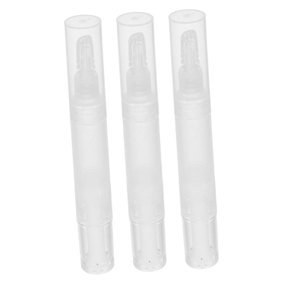 3pcs Refillable Nail Oil Pen with Leakproof Twist Design for Cuticle Care and Lip Gloss Application