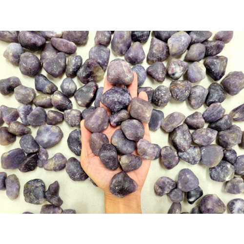 Lepidolite crystal stones polished India bulk