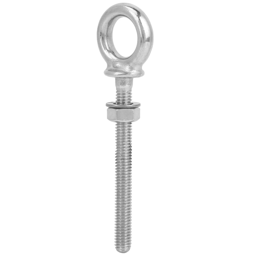 Durable 316 Ss Long Eye Bolt For Rope Lifting 75Mm Heavy Duty Zws6705-6 8031393824883