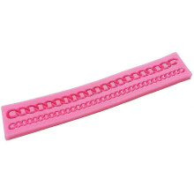 Diamond Chain Silicone Fondant Mold Cake Decorating Pastry Gum Pastry Tool Kitchen Tool Sugar Paste Baking Mould Cookie Pastr