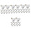 40pcs Adjustable E27 Light Bulb Socket Splitter Dual Lamp Adapter for  Ceilings 1
