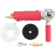4 Inch Pneumatic Wet Stone Polisher with Adjustable ThreeSpeed Control, Stable Wet Polishing Tool for Marble and Granite
