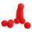 Red Sponge Balls Magic Trick Set Funny Close Up Magician Prop for Stage Comedy Visual Effect 1