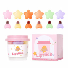 6 Piece Velvet Lipstick Set with Long Lasting Smooth Finish, Travel Size Mini Lip Gloss Gift Set