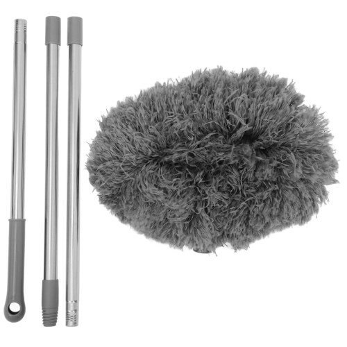 Extendable Ceiling Fan Duster with Detachable Handle for  Ceilings, Long Reach Scratch Cleaning