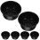 Mini Pudding Cup Carbon Steel Mold for Baking 24Pcs Black Kitchen Tool 1