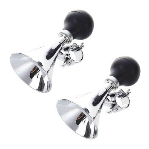 2x sort gummipære 21 mm diameter cykelstyr lufthorn bugle