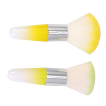 2pcs Nail Dust Brush Set with Soft Non‑Shedding Bristles for Manicure and Nail Art Cleaning