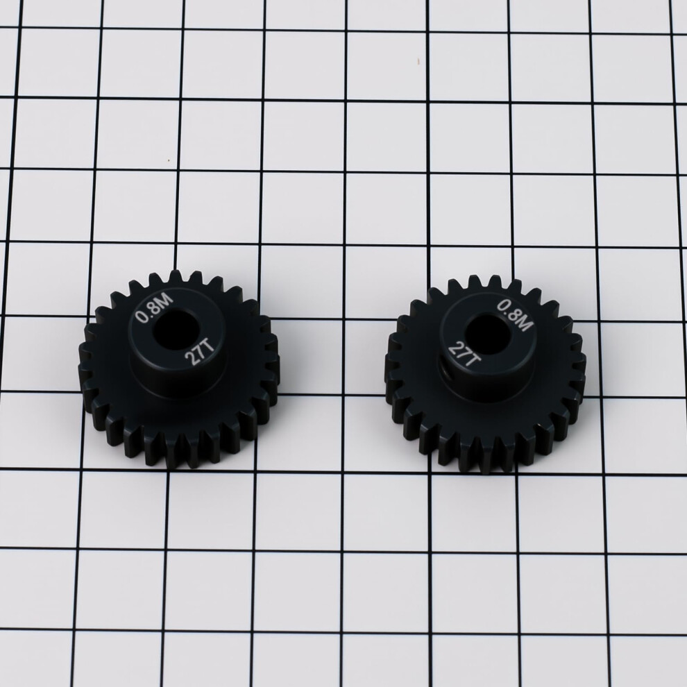 Hard Steel 27T 32P Rc Pinion Gear For Udr 1/7 Car, Durable 5Mm Shaft Fit Replacement #5647 2Pcs 9330225610342