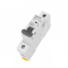 DC Mini Circuit Breaker 125A 250VDC Single Pole 6kA DIN Rail Mount Current Protection