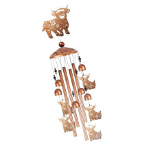 Highlands Cow Wind Chimes Outdoor Memorial Sympathy Wind Chimes