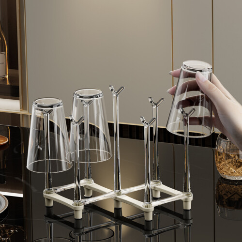 Sturdy Drying Rack For Cups Wall Mount Space Savers Kitchen-1 2