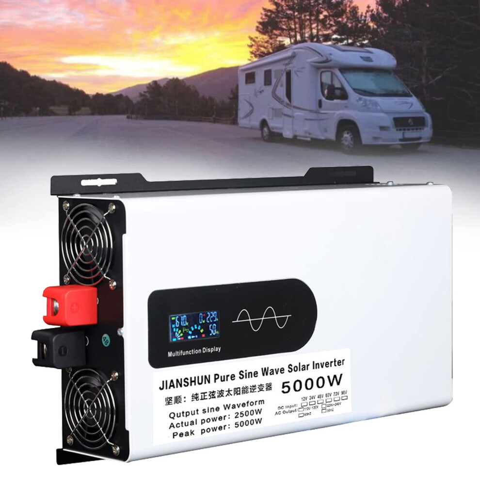 Pure Sine Wave Power Inverter 5000Wâ12000W Dc 12V/24V/48V To Ac 110V/220V With Lcd Display For Home Rv Solar System 9073542228448