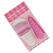 Universals Leather Scissor Holders Fit Multiple-pink rose red