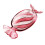 Candy Platter Glass Dish Dessert Serving Plate For-M Pink 1