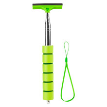 Retractable Car Window Squeegee and Glass Cleaner for Rain and Fog, Rust‑Resistant Lightweight Handle