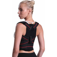 XXL Adjustable Magnetic Back Posture Corrector with Full Back Support and Breathable Comfort for Men and Women