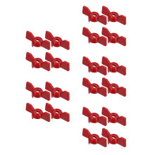 20Pièces De Bille Aluminium Rouge Pour Robinet Extérieur