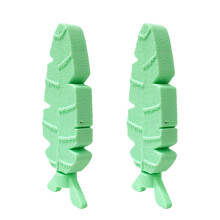 Parrots Perch Chewable Stand For Beak-Green carrot shape