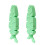 Parrots Perch Chewable Stand For Beak-Green carrot shape 1