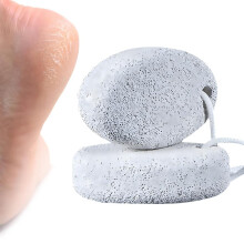 Pumice Stone for Feet 2 Pcs Natural Lava Foot Callus Remover for Dead Skin and Cracked Heels