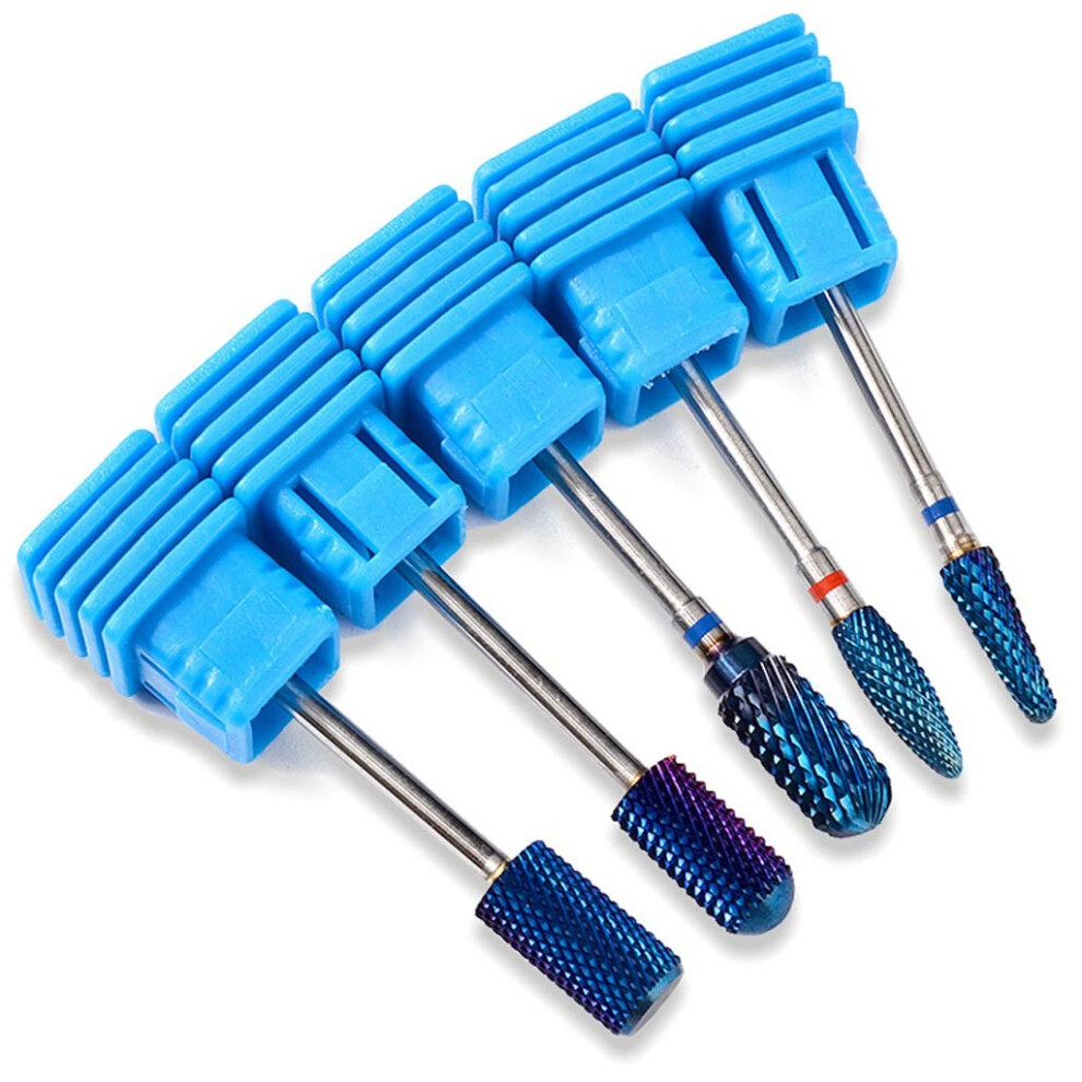 Ceramic Nail Drill Bit Set for Acrylic and Natural Nails, Professional Manicure Pedicure Tool