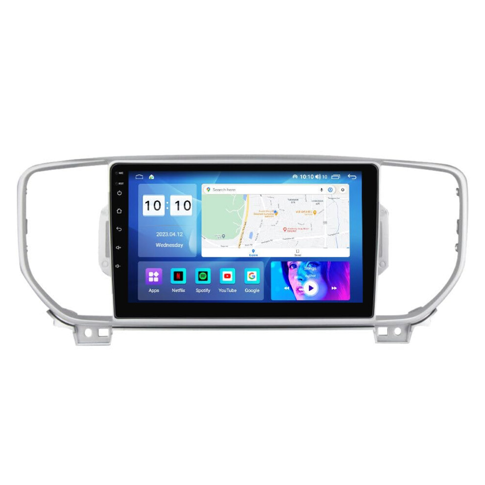 Android Car Stereo For Kia Sportage 4 Kx5 2016Â2018, 9Inch Qled Touchscreen Head Unit With Wireless Carplay Android Auto Gps 128Gb 9073542229315