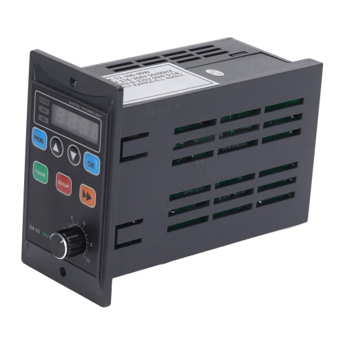 UX52 90W Variable Frequency Drive, Single Phase to Three Phase Motor Speed Controller for Fans and Water Pumps 1