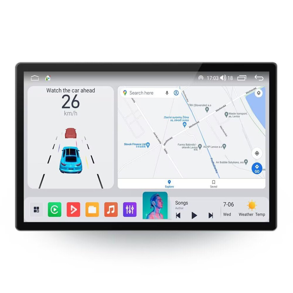 13 Inch Qled Android Car Radio For Toyota Tundra Sequoia 2003Â2007, Octa Core 4+32Gb, Wireless Carplay Gps 9073542229438