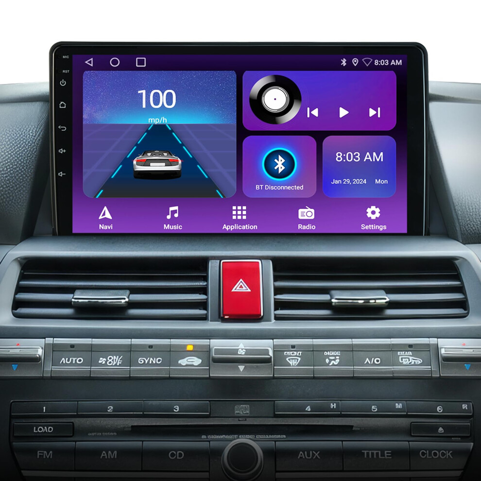 Android Head Unit For Honda Accord 20082012 Carplay Stereo 10.2Inch Ips Touchscreen Gps Dsp 64Gb Plugandplay 9073542229414
