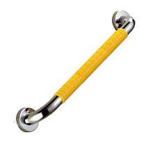 Stainless Steel Grab Bar 58cm Non Slip Safety Handrail for Elderly Toilet and Shower Support Yellow