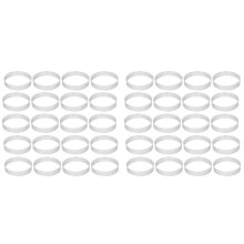 40Pcs 10cm Circular Tart Rings with Holes Stainless Steel Pizza Dessert DIY Cake Mousse Mold Kitchen Baking Mould Tool
