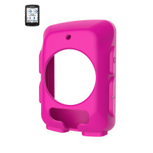 Pink Shockproof Protective Silicone Case with Slim Fit and Precise Cutouts for Garmin Edge 520