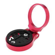 Bike Computer Mount Red Adjustable Aluminum Stem Holder for Garmin Edge 130 520 530 830 1030 and Bryton